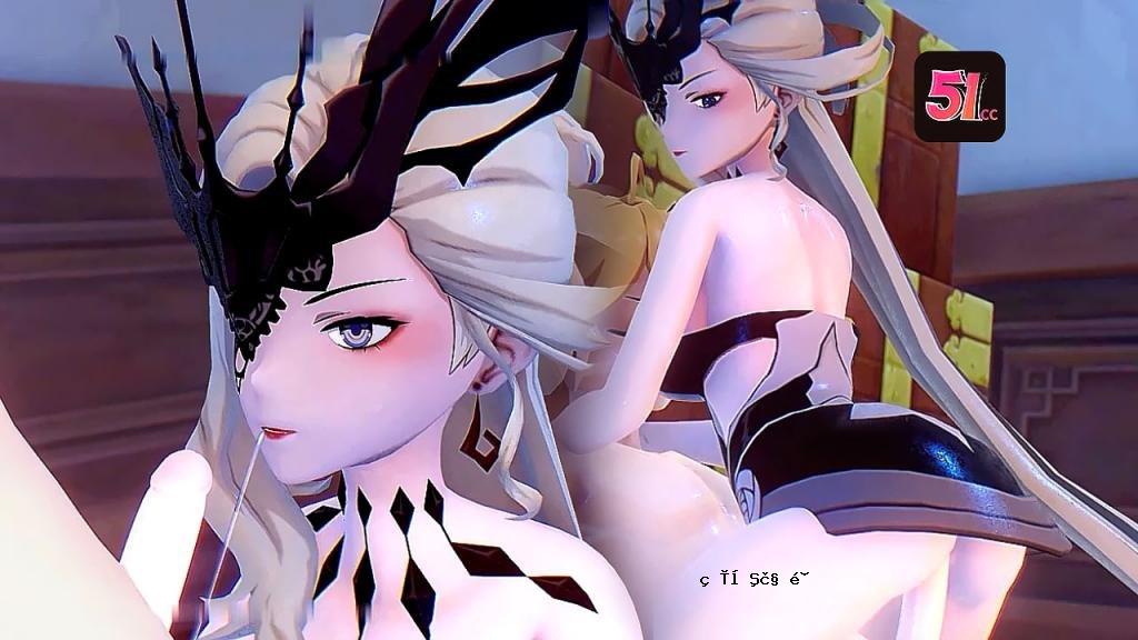 3D Genshin Akt女性Sensei影响旅行者建议和信息国家评论纪事